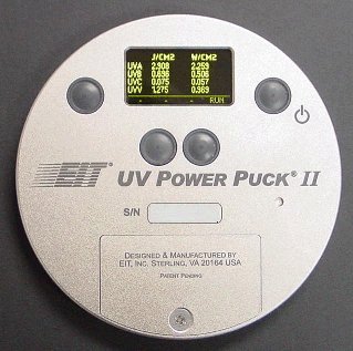 UV Radiometers to measure UV exposure and lamp outputs